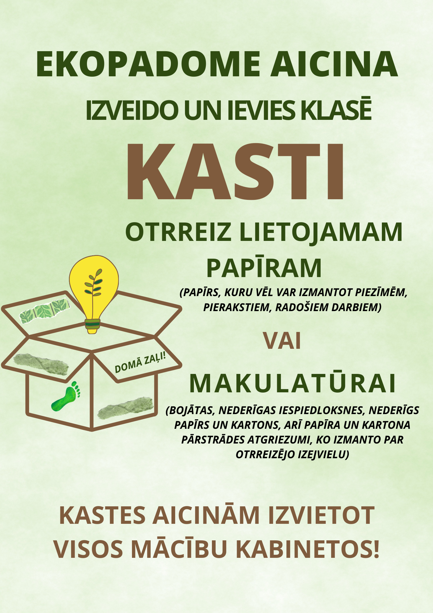 Ekopadomes aicinājums